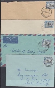 RHODESIA & NYASALAND 1960’s COVERS (x4) (ID:677/D46044) - Picture 1 of 1