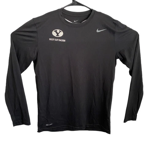 Nike BYU Football Root Out Racism Shirt Men’s Size M Dri Fit Player Issued Cover