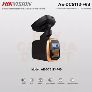 Hikvision AE-DC5113-F6S 1600P Dashcam with GPS/2” Touch Screen - Picture 1 of 5