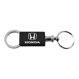 Valet Keychain for Honda on Black Anodized Aluminum [Officially Licensed] - Foto 1 di 2