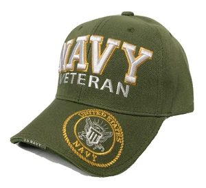 CAPPELLO CAPPELLO CAPPELLO CAPPELLO CAPPELLO EMBLEMA VETERANO NAVALE USN NAVALE DISTINTIVO LOGO OLIVA - Foto 1 di 4