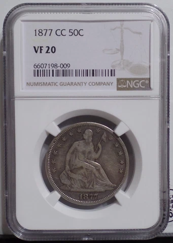 1877-CC Type One Reverse, WB-101  Die Pair 2   Seated Half Dollar WB-2 Cover