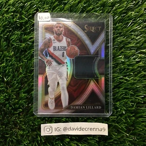 Damian Lillard 2022-23 Panini Select #SS-DL Jersey Patch Holo Silver - Picture 1 of 3