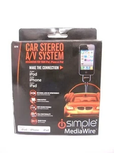 Nuevo cable multimedia de audio/vídeo universal iSimple modelo IS76 iPod, iPad, iPhone - Imagen 1 de 2