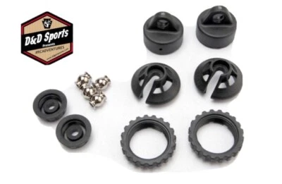 Retenedores de tapa y resorte Traxxas 5465, amortiguador GTR (tapa superior) (2) Foto 1 de 2