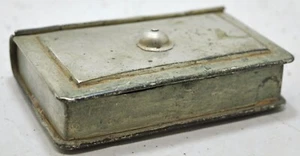 Antigua caja Supari de tuercas de betel de latón original antigua hecha a mano grabada - Imagen 1 de 10