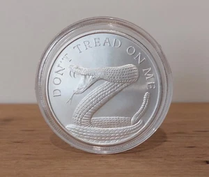 1 oz .999 Silver Shield Don't Tread On Me 2018 round - Picture 1 of 2