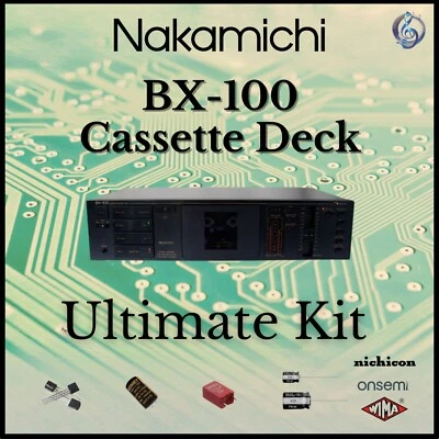 中道BX-100盒式磁带卡座终极升级套件正品零件修复 — 第 1/3 张图片