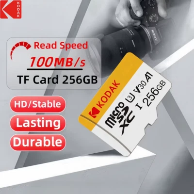 Scheda SD Kodak ad alta velocità da 64 GB, 128 GB, 256 GB e 512 GB, classe 10 SD - Immagine 1 di 4