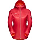 NEW MAMMUT EIGERJOCH LIGHT IN Insulated HOODED JACKET Women's S Small Azalea