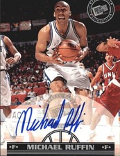 1999 Press Pass Authentics Autographs #20 Michael Ruffin