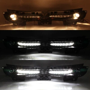 Fit 2012-2016 Jeep Grand Cherokee SRT8 LED DRL Daytime Running Fog Lights TOP - Bild 1 von 23