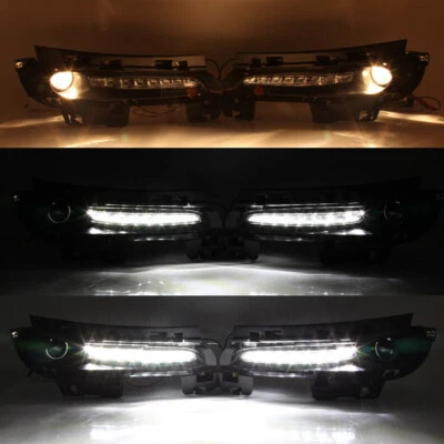 For 2012 -16 Jeep Grand Cherokee SRT8 LED DRL Daytime Running Light Fog Lamp Kit Foto 1 de 4