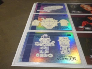 Skybox Star Trek 1995 lámina de viaje expandida en relieve juego de 3 tarjetas X1-X3 como nuevo/casi nuevo - Imagen 1 de 3