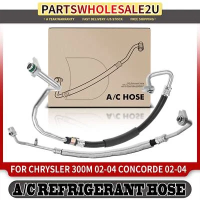 Conjunto de línea de succión y descarga de aire acondicionado para Chrysler 300M Concorde 2002 2003 2004 Foto 1 de 4