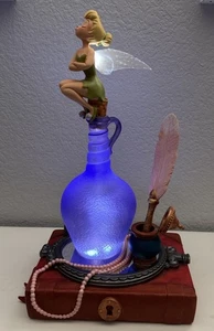 Disney Parks Tinkerbell Light Up Figurine Peter Pan - Picture 1 of 8