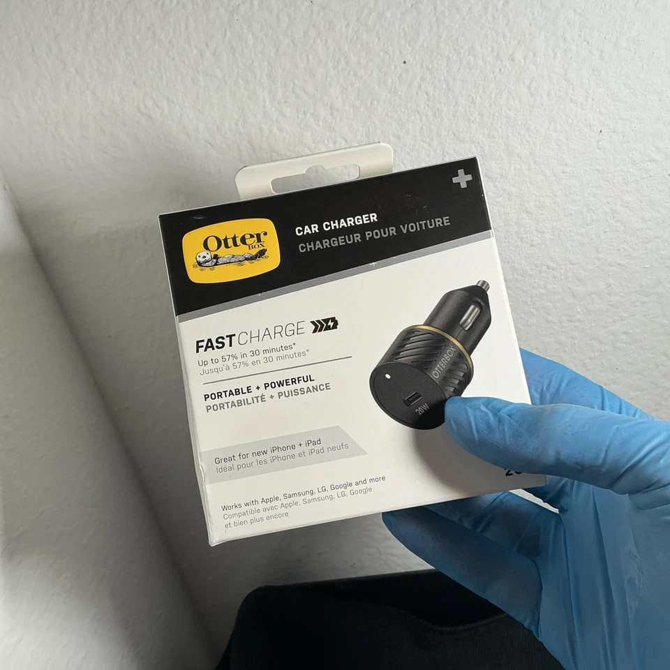 OtterBox (20W) FastCharge USB-C Car Charger - Black (78-81010)