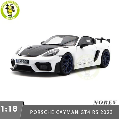 1/18 Porsche 718 Cayman GT4 RS 2023 Weissach Pack Norev 187257 Diecast Model Car Foto 1 de 4