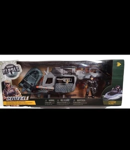 ToysRUs Exclusive True Heroes Sentinel 1 Sentry Outpost Helicopter Boat Playset - Bild 1 von 8