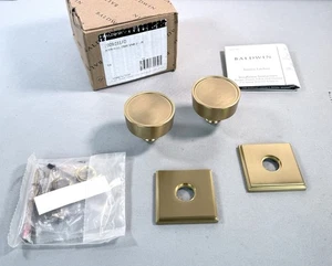 Baldwin K009 Nachlass Sammlung zweiseitige Schnullerknaufgarnitur in Vintage Messing - Bild 1 von 7