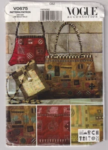 0675 / 8173 VOGUE Accessories - March Tilton: 3 Decorated BAGS - Picture 1 of 1