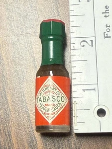 McIlhenny Tabasco Sauce Old Vintage Mini Bottle Woolworth New Orleans Woolworths - Picture 1 of 8