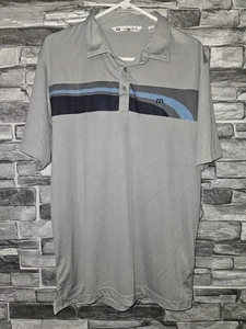 Polo Travis Mathew Uomo L Grigio Golf Tennis Performance Outdoor - Foto 1 di 9
