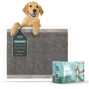 Disposable Puppy Pads Potty Training - 25 Activated Charcoal Pee Pads for Dog... - Picture 1 of 8