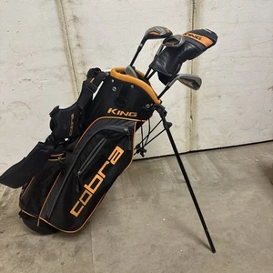 King Cobra Jr Golf Set 5 Piece With Bag Putter 7, 9 Irons, FW, Hybrid LH - Picture 1 of 17