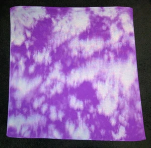 *BOGO* Bandana Tie Dye por gravedad inversa púrpura, gris y rosa - Imagen 1 de 1