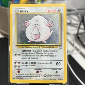 CHANSEY - 1999 Pokémon 3/130 Base Set Holo Rare - Picture 1 of 2