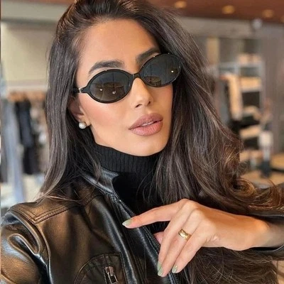 MIU MIU MU 04ZS 1AB5SO Black Dark Grey Lens Women Sunglasses AUTHENTIC - Image 1 of 4