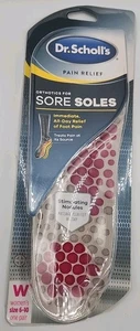 Dr. Scholl's Pain Relief Orthotics For Sore Soles Womens Size 6-10 - Picture 1 of 2