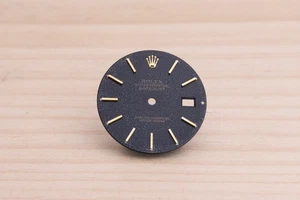 Rolex Mens Datejust Tropical Black Moon Dust Stick Dial for 16013-16233 FCD27621 - Picture 1 of 2