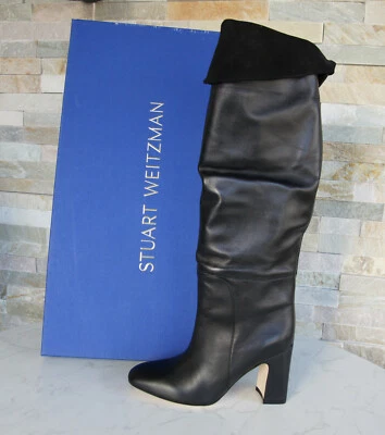Stuart Weitzman Talla 38,5 Botas Altas Negras Nuevas Antiguo PVPR 825 € - Imagen 1 de 4
