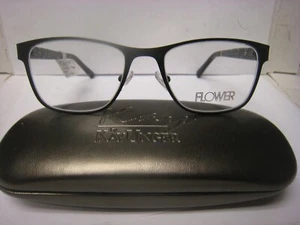 Monturas de gafas Flower Jillian 6016 para mujer NEGRAS borde completo 52-19-140-38V y estuche - Imagen 1 de 6