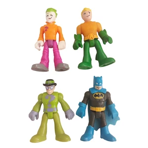 Imaginext Dc Super Friends Figures Bundle Batman & Joker Riddler Aqua Man - Picture 1 of 6