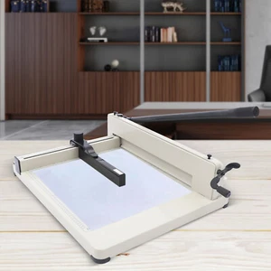 HFS Heavy Duty Guillotine Paper Cutter - 17" Commercial Metal Base A3/A4 Trimmer - Picture 1 of 13