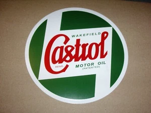 CLASSIC WAKEFIELD CASTROL MOTOR OIL EXTERIOR STICKER 5 " INCH 130mm DIAMETER NEW - Picture 1 of 1