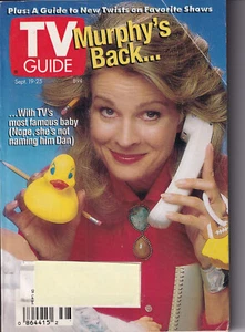 Candice Bergin Murphy Brown Sep 19-25 1993 TV Guide magazine NY Metro Edit - Picture 1 of 1