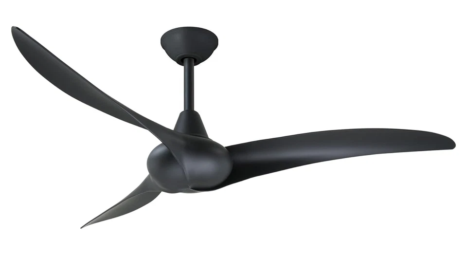 MinkaAire F843-CL - 52"" Ventilador de techo ondulado con control remoto, carbón Foto 1 de 4