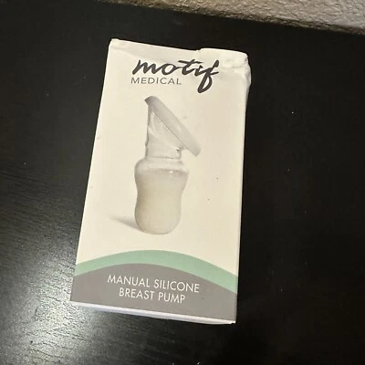 Motif Medical Manual Silicone Breast Pump - New Sealed - Damaged Box - Image 1 of 4