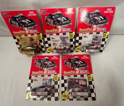 RACING CHAMPIONS LOT 1993 Edition Stock Cars 1:64 Diecast NASCAR Lot Of 5 cars - Image 1 of 4