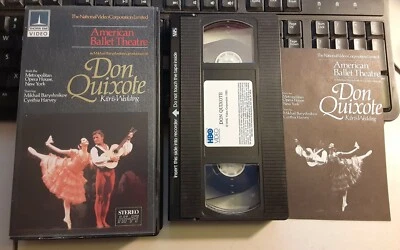 Don Quixote Kitri's Wedding Official Thorn EMI Video Ballet VHS Tape Baryshnikov - Image 1 of 3