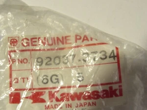 NOS Kawasaki OEM Cable Clamp 86-94 JF650 92037-3734 - Picture 1 of 5