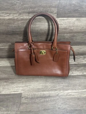 Coach Legacy кожи Chelsea сумка ручная сумка / сумочка 25359 коричневый кисточки - Изображение 1 из 4