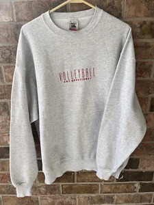 Sudadera de cuello redondo vintage de voleibol del norte de Illinois años 90 - Imagen 1 de 7