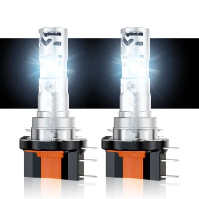 2 件装 H15 车头灯高光 DRL 灯泡套件适用于梅赛德斯-奔驰 A45 AMG 2014-2016 A — 第 1/4 张图片