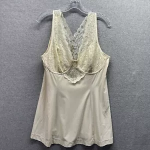 Soft Surroundings Tank Ivory Lace Sleep Night Top Cami Babydoll Lingerie Teddy - Picture 1 of 8