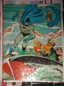 Whitman Batman Jigsaw Puzzle Vintage 150 Pieces 1966 Comic Book 14 x 18 - Picture 1 of 4